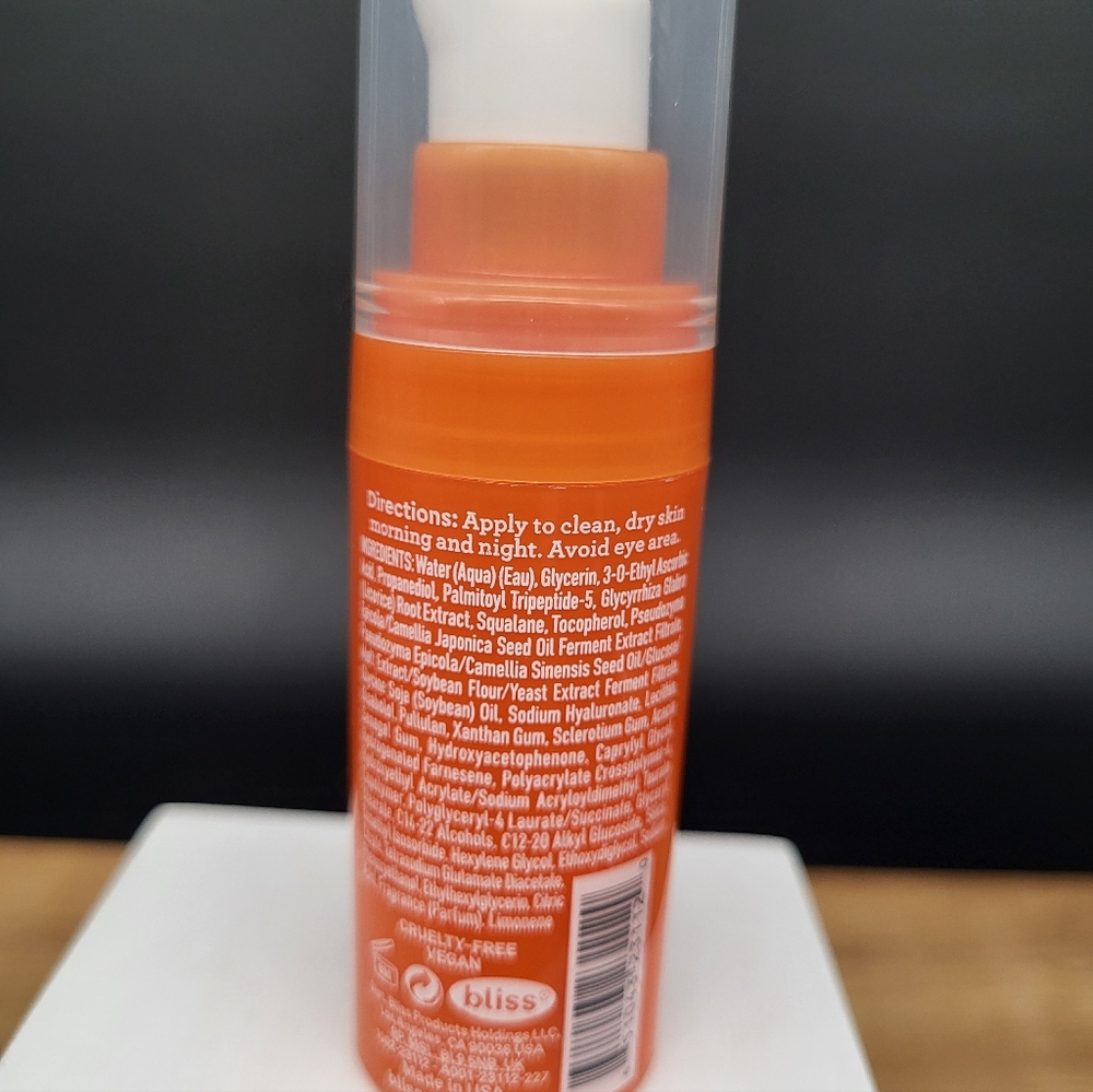 Bliss Bright Idea Brightening Serum with Vitamin C & Tri-peptides, 15ml, New - Picture 2 of 10